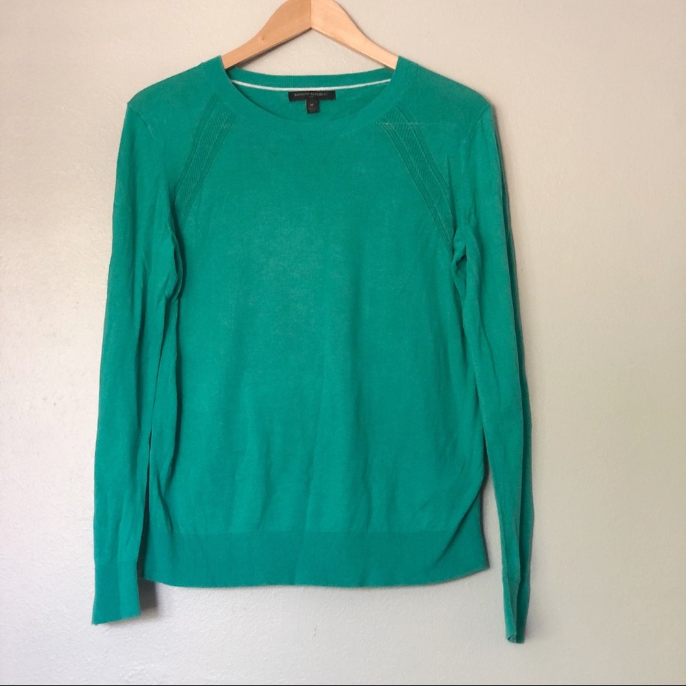 M Banana Republic Teal Sweater